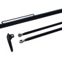 [US Warehouse] Car Stainless Steel Seat Guard Rod, Black